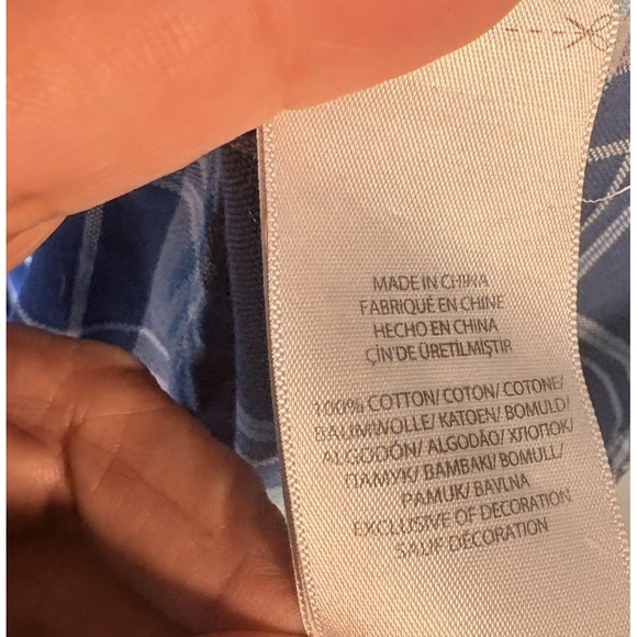 Ralph Lauren Button Down Shirt Mens XL Blue Pink Madras Plaid Pony Logo‎ - Picture 5 of 8